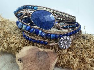 Bracelet Lapis-Lazuli & Apatite