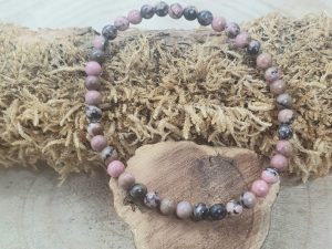 Bracelet Rhodonite 4mm