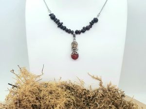 Collier Grenat Bouddha & Cornaline