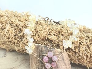 Bracelet Citrine & Pierre de Soleil