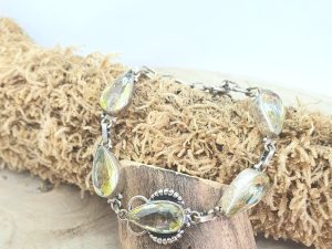 Bracelet Citrine Style Rétro