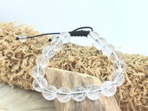Bracelet Cristal de Roche Shamballa 10 mm