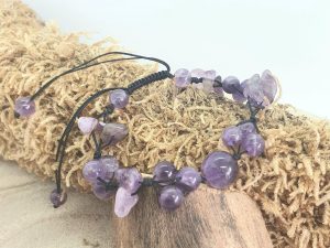 Bracelet Améthyste Shamballa