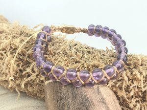 Bracelet Shamballa double 6mm