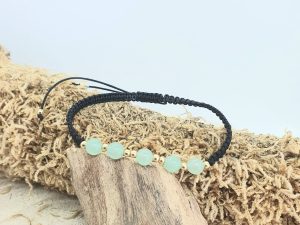 Bracelet Aventurine Shamballa 6mm