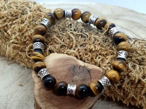 Bracelet Oeil de Tigre Ornement
