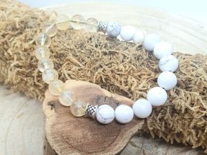 Bracelet Howlite & Citrine