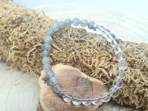 Bracelet Labradorite & Cristal de Roche