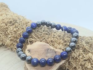 Bracelet Lapis-Lazuli & Hématite