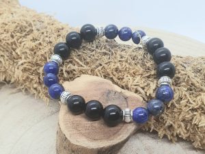 Bracelet Lapis-Lazuli & Onyx