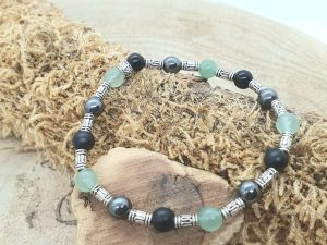 Bracelet Aventurine & Hématite & Onyx