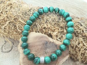 Bracelet Malachite 6mm