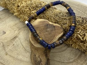 Bracelet Lapis-Lazuli & Oeil de tigre