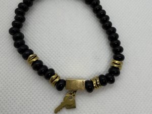 Bracelet Onyx Cana + Clé