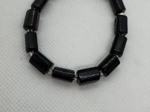 Bracelet Onyx Pierre Tube