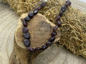 Bracelet Grenat Cailloux