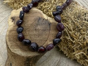 Bracelet Grenat Cailloux