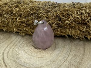 Pendentif Quartz Rose