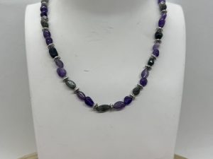 Collier Améthyste & Labradorite