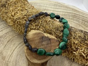 Bracelet Malachite & Labradorite
