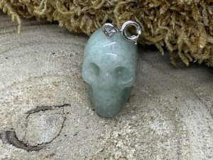 Pendentif Aventurine Tête de mort