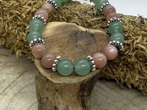 Bracelet Aventurine & Pierre de soleil