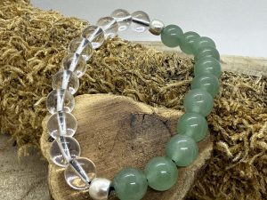 Bracelet Aventurine & Cristal de Roche