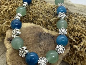 Bracelet Aventurine & Apatite Bleu