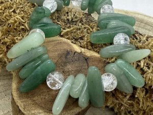 Bracelet Aventurine & Cristal de Roche