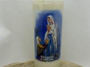 Bougies neuvaine vierge Marie