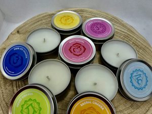 Lot bougies 7 chakra