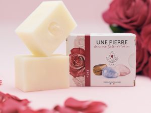 Savon Rose Pierre naturelle