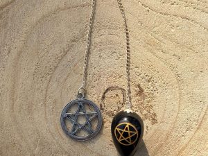 Pendule Onyx Noir Pentacle