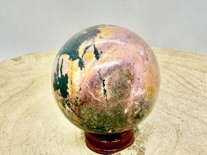 Sphere rhodonite 424gr
