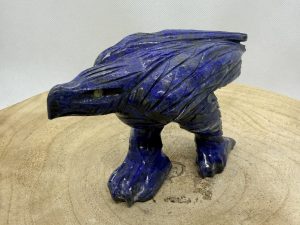 Figurine Aigle en Lapis-Lazuli – Pièce Unique (433 g)