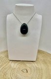 Collier Onyx Noir Œuf
