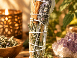 Fagot de Sauge de Californie, Palo Santo, Romarin & Lavande